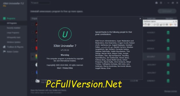 iObit Uninstaller PRO License Key 