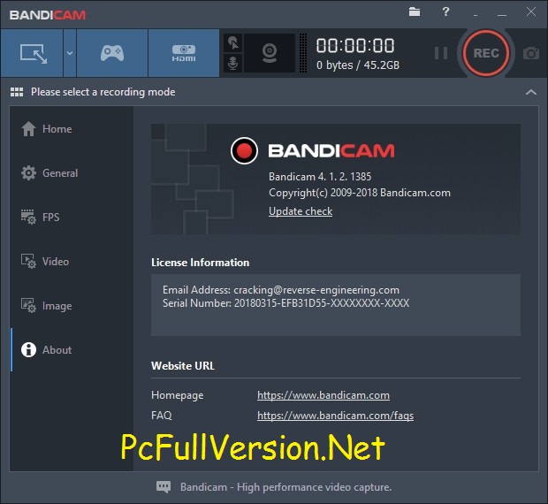 Bandicam Serial Key