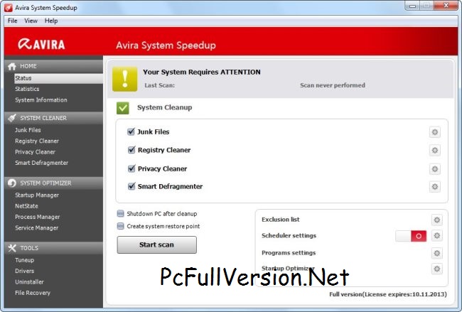 Avira System Speedup Pro Key