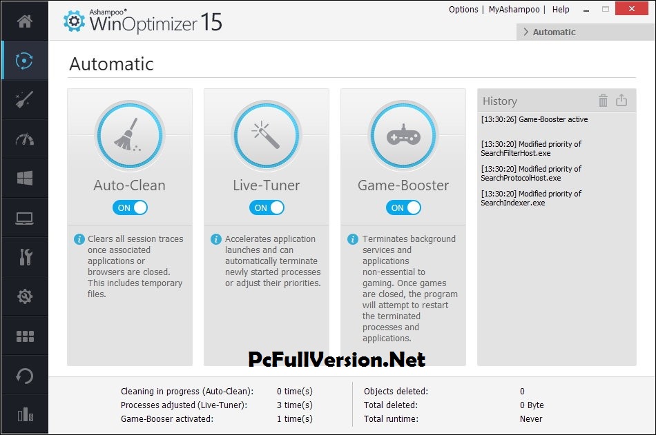 Ashampoo WinOptimizer Serial Key