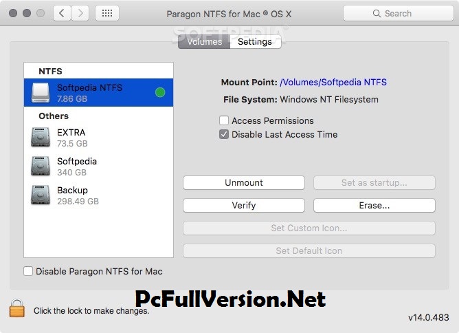 Paragon NTFS Serial Key