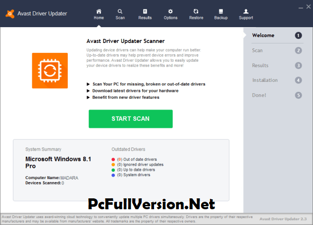 Avast Driver Updater Serial Key