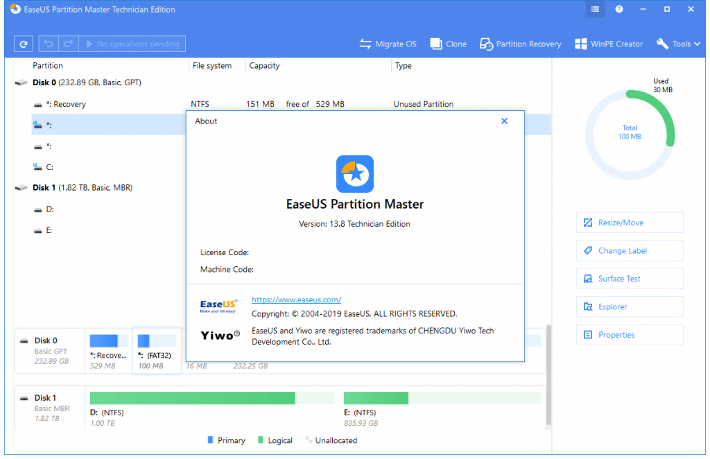 EaseUS Partition Master Crack