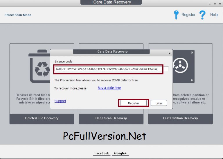 iCare Data Recovery PRO License Code