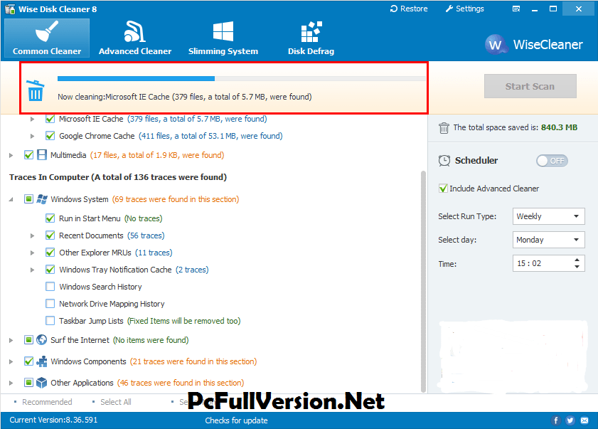 Wise Disk Cleaner Serial Key