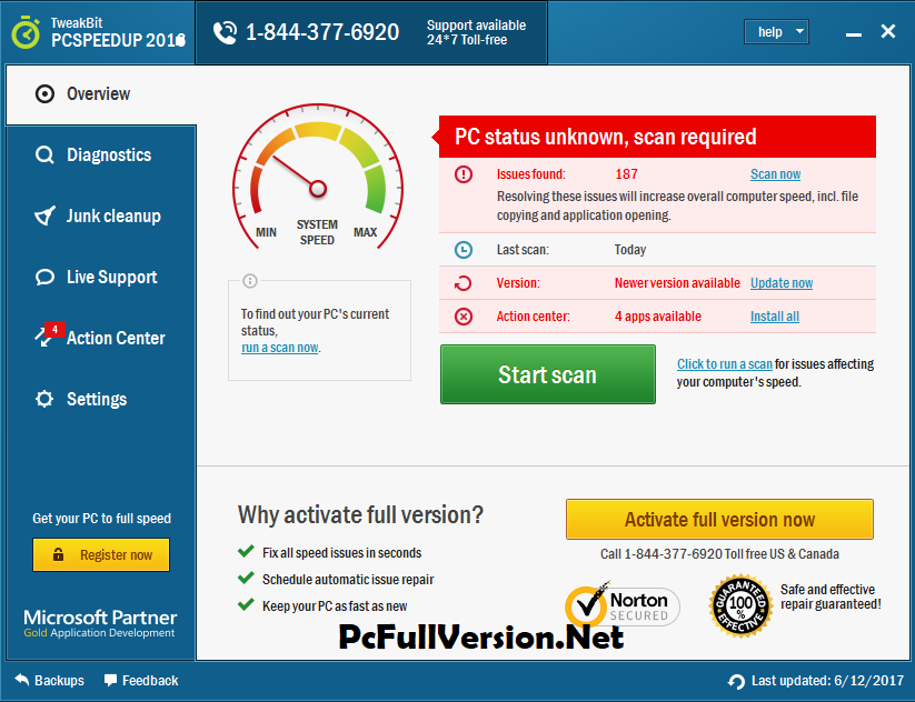 Tweakbit PCSpeedUp License Key 2019