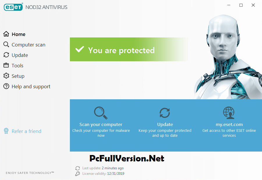 ESET NOD32 Antivirus License Key 2020