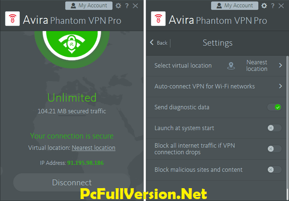 Avira Phantom VPN Pro Serial Key