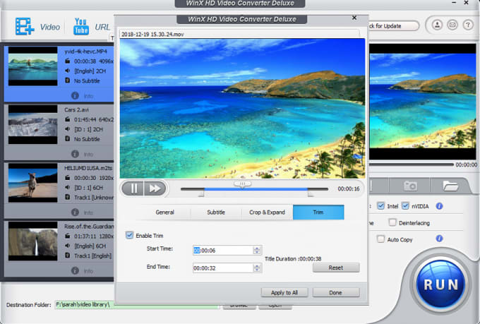 WinX HD Video Converter Deluxe Keygen